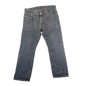 Levi's Men's Size 34x30 Black Wash 514 Slim Straight Leg Denim Jeans